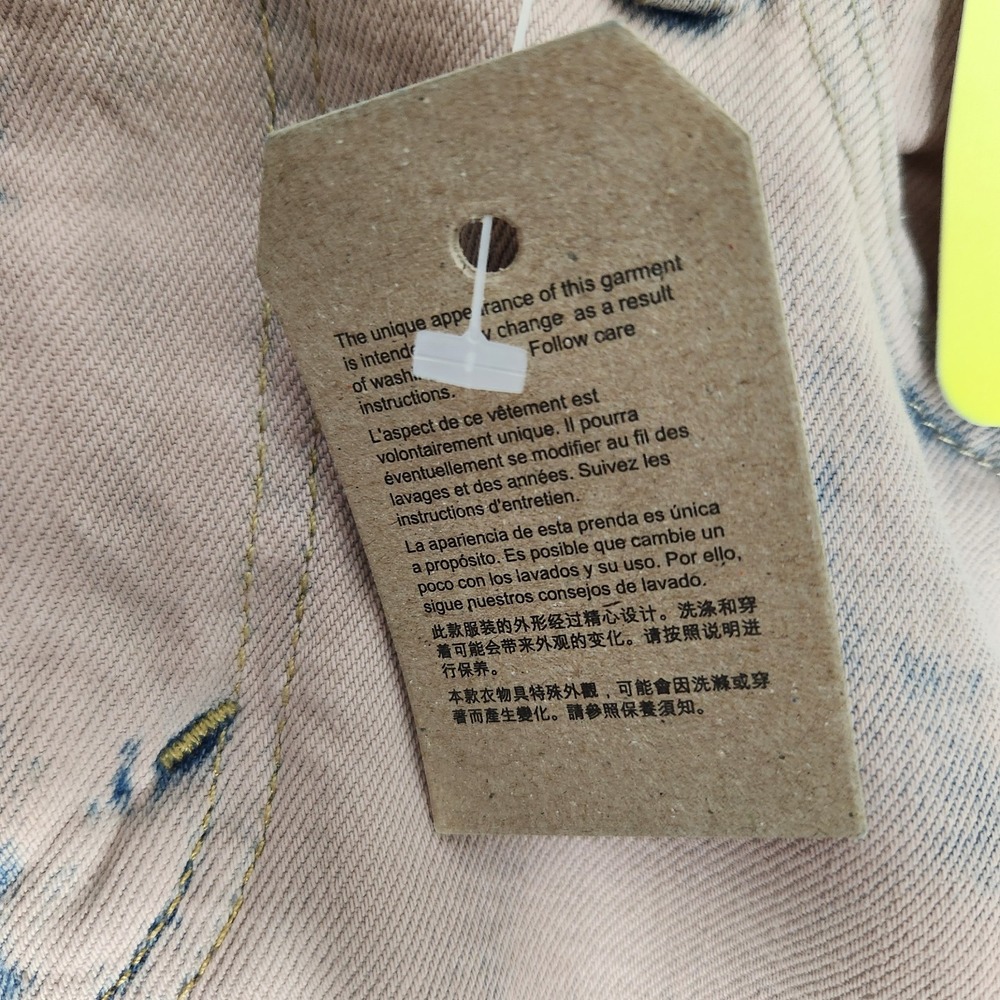 Levis 512 NWT Slim Taper Jeans Men 32x30 Flex Acid Wash Blue Denim Stretch‎ - Picture 8 of 8